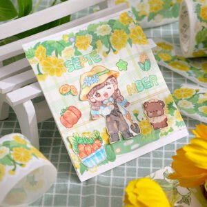 Cute Floral Decorative Border Washi Tape cute floral decorative border washi tape b2