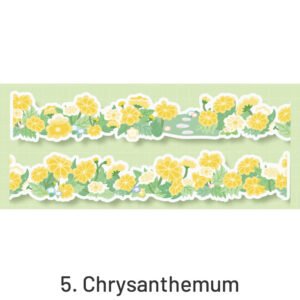 Cute Floral Decorative Border Washi Tape cute floral decorative border washi tape sku 5