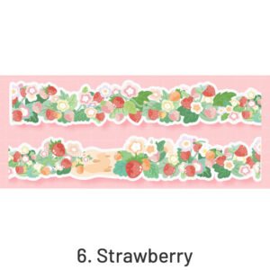 Cute Floral Decorative Border Washi Tape cute floral decorative border washi tape sku 6