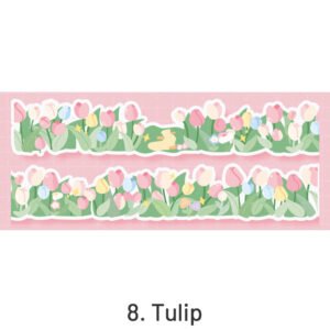 Cute Floral Decorative Border Washi Tape cute floral decorative border washi tape sku 8