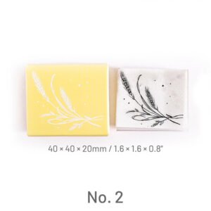 cute flower plant clear acrylic rubber stam a