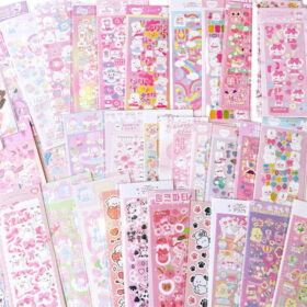 Cute Childish Cartoon Vinyl Decoration Sticker Pack