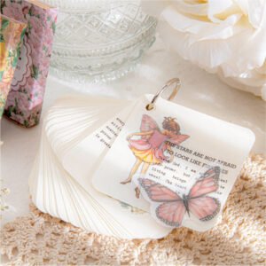 Cute Little Flower Fairy Boxed Clear Transparent Sticker cute little flower fairy boxed pet sticker b2