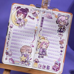 Cute Cartoon Girls Journal Washi Tape cute parade series cartoon characters tape b3