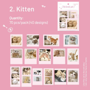 cute pet photo stickers cats dogs sku 2