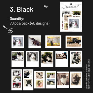 cute pet photo stickers cats dogs sku 3