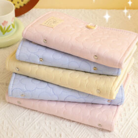 Cute Polycotton Ice Cream Color Loose-Leaf Notebook