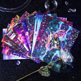 Cyber Cool Girl Series Future Technology Style Stickers