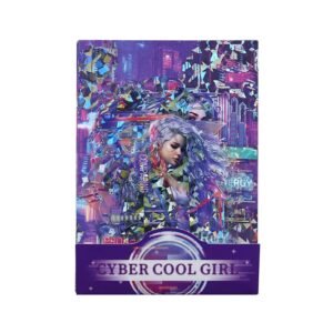 Cyber Cool Girl Series Future Technology Style Stickers cyber cool girl series future technology style stickers product details material abs plastic color cream size 205mm 8.2 120mm 4.8 4