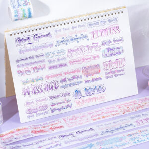 daily life words washi tape b3