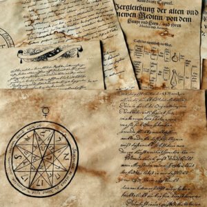 dark magic coffee dyed junk journal background paper b