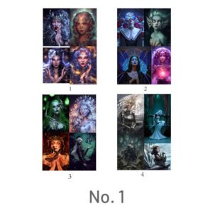 dark magic elf junk journal scrapbook paper a