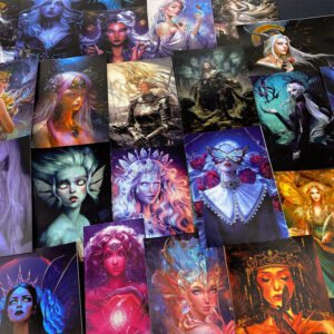 Dark Magic Elf Junk Journal Scrapbook Paper