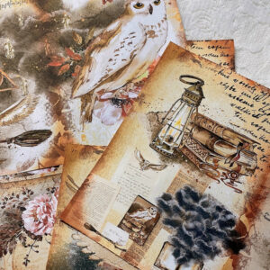 Dark Magic Movie Card Junk Journal Paper Side View - P1981-00018