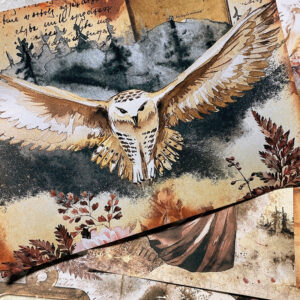 Dark Magic Movie Card Junk Journal Paper Back View - P1981-00018