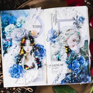 Dark Night Goddess Series Shell Light Dual Material Character Theme Sticker Pack dark night goddess series shell light dual material character theme sticker pack 13