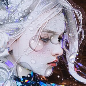 Dark Night Goddess Series Shell Light Dual Material Character Theme Sticker Pack dark night goddess series shell light dual material character theme sticker pack 19