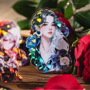 Dark Night Goddess Series Shell Light Dual Material Character Theme Sticker Pack dark night goddess series shell light dual material character theme sticker pack 21