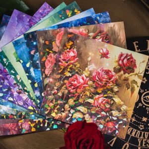 Dark Night Goddess Series Shell Light Dual Material Character Theme Sticker Pack dark night goddess series shell light dual material character theme sticker pack 22