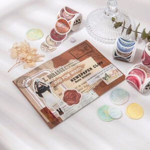 Daydreamer Wax Seal Design Stickers - Flowers, Leaves, Animals, Words daydreamer wax seal design stickers flowers leaves animals words b4