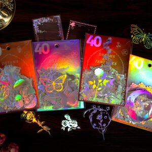 Dazzling Holographic Clear Vinyl Sticker