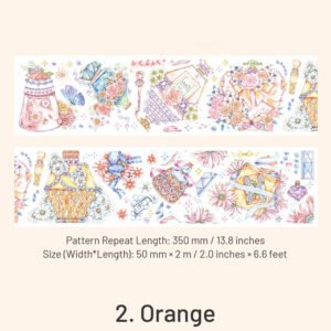 delicate perfume glass decorative washi tape sku 2