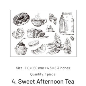 dessert rose tulip transparent silicone stamps sku 4