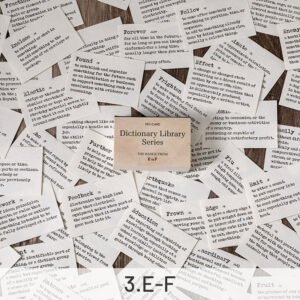 dictionary library literary retro word memo pad sku 3