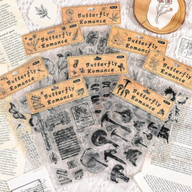 Distant Butterfly Series Clear Silicone Stamps