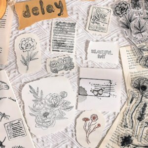 distant butterfly series clear silicone stamps b3