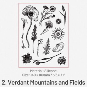 distant butterfly series clear silicone stamps sku 2