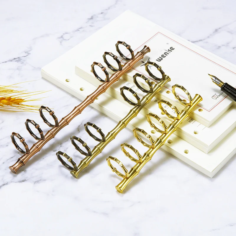 diy-bamboo-metal-loose-leaf-binder-rings-a diy bamboo metal loose leaf binder rings a