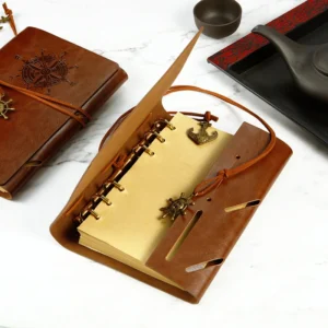 DIY Bamboo Metal Loose-Leaf Binder Rings diy bamboo metal loose leaf binder rings b