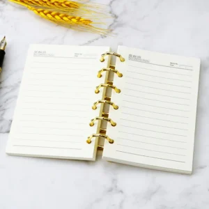 DIY Bamboo Metal Loose-Leaf Binder Rings diy bamboo metal loose leaf binder rings b2