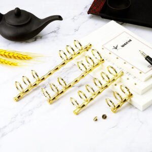DIY Bamboo Metal Loose-Leaf Binder Rings diy bamboo metal loose leaf binder rings b3