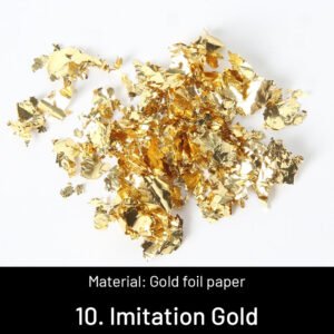 diy decorative crushed gold leaves sku 10