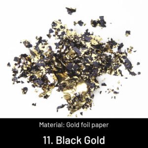 diy decorative crushed gold leaves sku 11