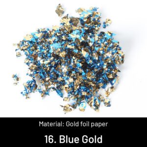 diy decorative crushed gold leaves sku 16