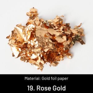 diy decorative crushed gold leaves sku 19