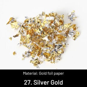 diy decorative crushed gold leaves sku 27