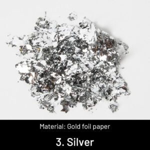 diy decorative crushed gold leaves sku 3