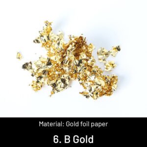 diy decorative crushed gold leaves sku 6