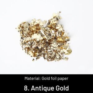 diy decorative crushed gold leaves sku 8
