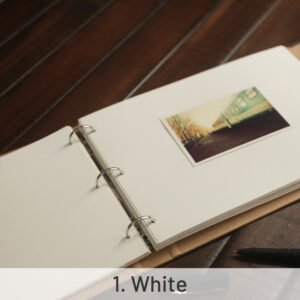 diy photo album 3 hole loose leaf blank journal notebook sku 1