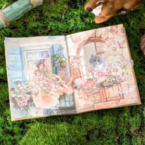Door and Window Mixed Media Scrapbook Paper door and window mixed media scrapbook paper b4