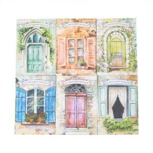 Door and Window Mixed Media Scrapbook Paper door and window mixed media scrapbook paper b6