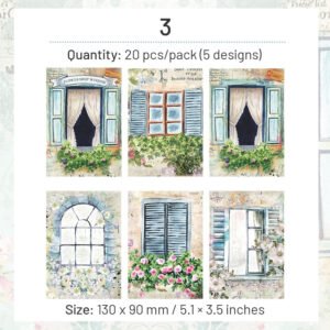 Door and Window Mixed Media Scrapbook Paper door and window mixed media scrapbook paper sku 3