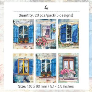 Door and Window Mixed Media Scrapbook Paper door and window mixed media scrapbook paper sku 4
