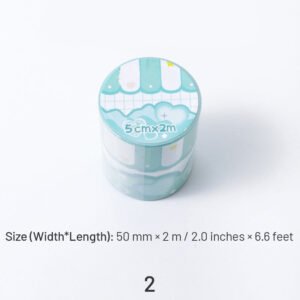 Double-Sided Border Irregular Washi Tape double sided border irregular washi tape sku 2