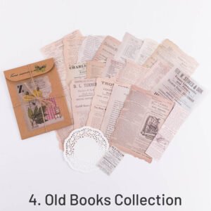 dream dance time memory retro kraft bag scrapbook paper pack sku 4